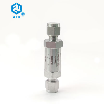 AFK-Ce PTFE 15L/Min Stainless Steel Gas Filter 6mm 15Mpa