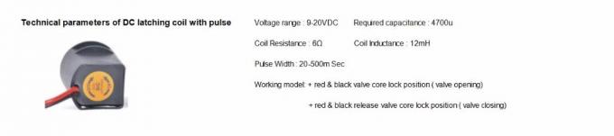 De Solenoïdeklep AC24V van de diafragma Magnetische Irrigatie voor Water 3