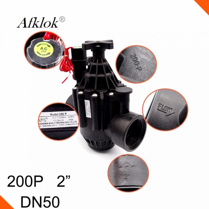 De Solenoïdeklep AC24V van de diafragma Magnetische Irrigatie voor Water 4