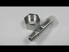 SS316L DIN477 Gas Cylinder Adapter Forged Female Welded