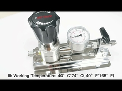 Stainless Steel Argon Gas Panel Pressure Regulator Valve
