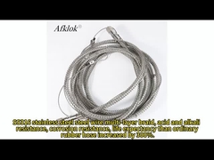 1/4 NPTF Zuurstofcilindervuller Flexibel met vrouwelijke draadverbinding